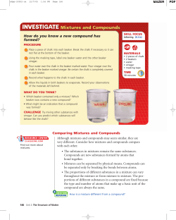 Mixtures and Compounds
