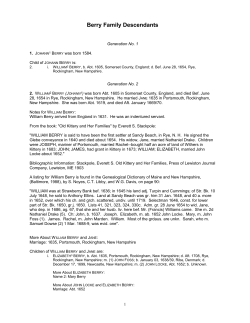 Family Tree Maker - Newhouse Family Page