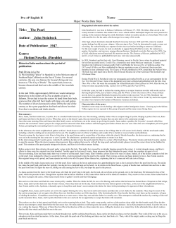 Summer Reading Optional Assignment Example