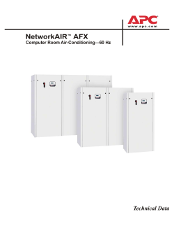 AFX018(006t)-065(028t) Technical Data 60 Hz