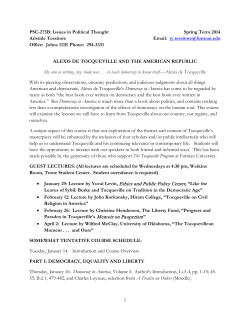 PSC-275B Issues in Political Thought