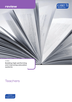 Teachers  - Education Development Trust