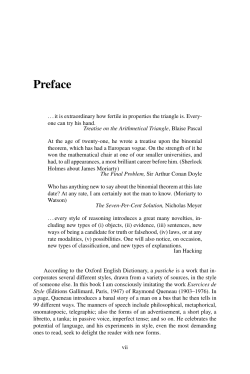 Exercises in (Mathematical) Style