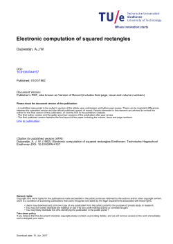 Electronic computation of squared rectangles