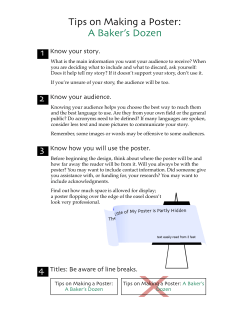 IDCbaker`s dozen 12 07 - University of New Hampshire