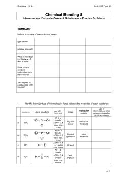 Chemical Bonding 8