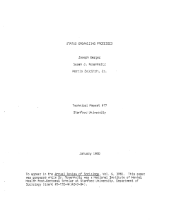 77 Status Organizing Processes