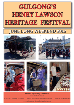 the Official 2016 Programme [ PDF &ndash; 890kb]