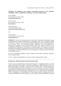 Island Studies Journal, Vol. 10, No. 1, 2015, pp. 49