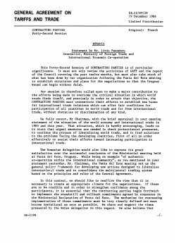 general agreement on - World Trade Organization