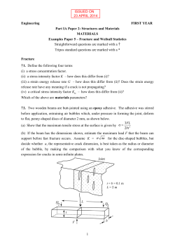 1P2, 2013-14, Materials: examples paper 5
