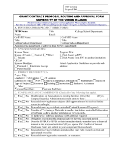 Internal Routing Form (MS Word version)