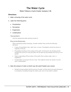 The Water Cycle