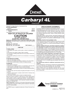 Carbaryl 4L - Specialty Crop Solutions