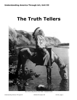 Unit 3 The Truth Tellers