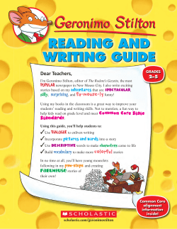 READING AND WRITING GUIDE