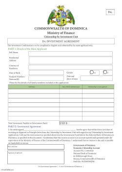 D4 - Investment Agreement - Safe Haven Offshore Services