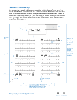 Accessible Theater Layout