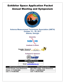 Exhibitor Application Packet