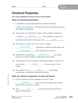 Chemical Properties