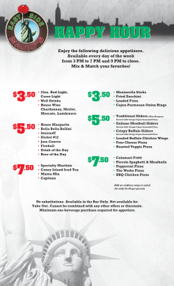 happy hour - East Side Marios