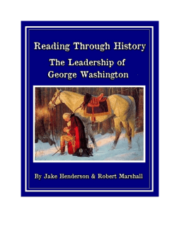 The Leadership of George Washington