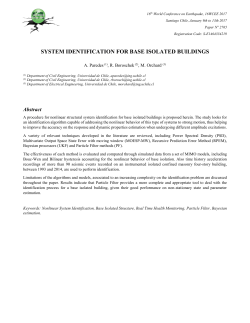 system identification for base isolated buildings