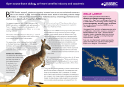 Open source bone biology software benefits industry and