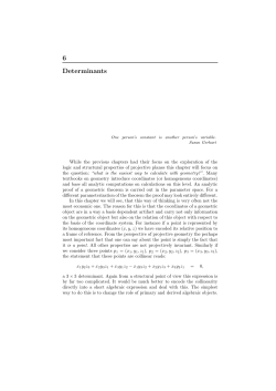 6 Determinants