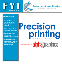 March 2016 - Conroe Chamber of Commerce