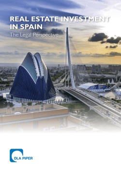 REAL ESTATE INVESTMENT IN SpAIN