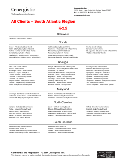 All Clients &ndash; South Atlantic Region K-12