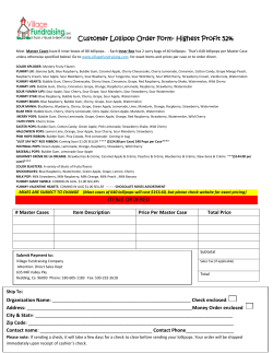 Print Lollipop Order Form