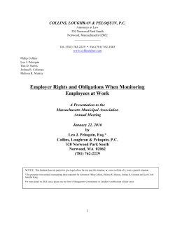 Employer Rights and Obligations When Monitoring Employees at Work
