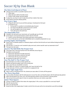 Soccer IQ by Dan Blank