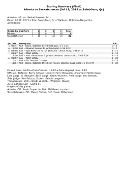 Full stats - Football Canada