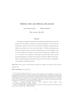 Inflation risks and inflation risk premia