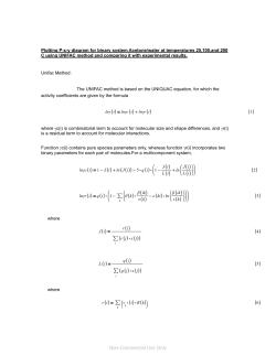 Acetone-Water System