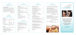 Grand Senses Spa PDF Brochure
