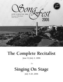 Songfest 2006