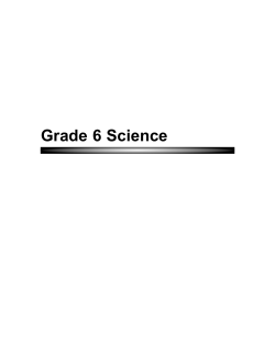 Grade 6 Science - Manitoba Education
