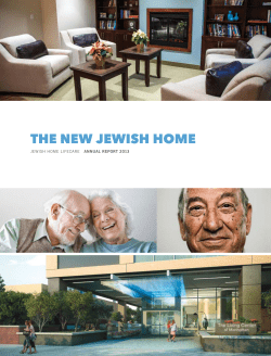 jewish home lifecare annual report 2013