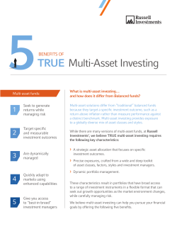 Benefits of Multi-asset Investing