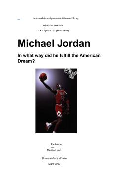 Michael Jordan - Immanuel Kant Gymnasium