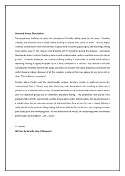 Haunted House Description Written by Amelia Jane Littlewood