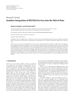 Seamless Integration of RESTful Services into the Web of Data