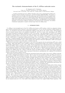 The stochastic chemomechanics of the F1