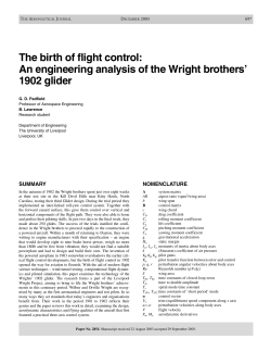 The birth of flight control: An engineering analysis of the Wright