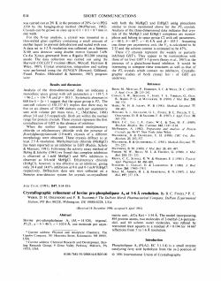 Pro-Phospholipase Crystal Structure - Beta