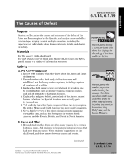 The Causes of Defeat